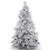 Vickerman A155275 7.5ft Flocked Alberta Christmas Tree with Cones