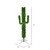 Vickerman A185576LED - 7.5 ft Cactus Pine Prelit Warm White LED Christmas Tree