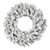 Vickerman A193731LED - 30" Frosted Silver Wreath with Warm White LED Lights
