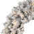 Vickerman A193731LED - 30" Frosted Silver Wreath with Warm White LED Lights