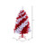 Vickerman A227645 4.5' x 32" Candy Cane Pine Tree 583T 