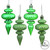 Vickerman N500044 4" Seafoam Finial 4 Finish Asst 8/Bx
