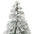 Vickerman A804109-6 9" Flocked Village Table Top Christmas Tree 6 Pack 