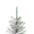 Vickerman A804309-6 9" Flocked Mini Pine Table Top Christmas Tree 6 Pack