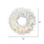 Vickerman A805861LED - 60" Crystal White Wreath with Warm White LED Lights
