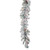 Vickerman A806313LED - 9 ft Flocked White on Green Pine Christmas Garland - Multi-colored LED