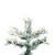 Vickerman A806365 - 6.5 ft Flocked Alaskan Pine Unlit Christmas Tree
