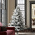 Vickerman A806365 - 6.5 ft Flocked Alaskan Pine Unlit Christmas Tree