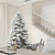 Vickerman A806367LED - 6.5 ft Flocked Alaskan Pine Prelit Multi-colored LED Christmas Tree