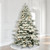 Vickerman A806391LED - 12 ft Flocked Alaskan Pine Prelit Warm White LED Christmas Tree