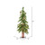 Vickerman A807221LED - 2 ft Alpine with Pine Cones & Vine Prelit Warm White LED Christmas Tree