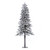 Vickerman A807460 6' x 33" Flocked Alpine Tree 490T 