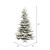 Vickerman A861880 8.5' x 62" Flocked Sierra Fir Tree 1633T