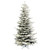 Vickerman A862075 - 7.5 ft Flocked Sierra Fir Unlit Christmas Tree