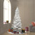Vickerman A893565 - 6.5 ft Flocked White Spruce Unlit Christmas Tree