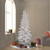 Vickerman A893567LED 6.5' X 39" Flkd White Slim LED 400MU
