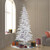 Vickerman A893577LED 7.5' x 43" Flkd White Slim LED 550MU