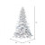 Vickerman A893645 - 4.5 ft Flocked White Spruce Unlit Christmas Tree