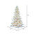 Vickerman A893676LED 7.5' x 65" Flocked White LED 850WW 