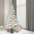 Vickerman A893676LED 7.5' x 65" Flocked White LED 850WW 