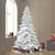 Vickerman A893680 9' x 67" Flocked White Spruce 2346Tips