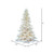 Vickerman A893681LED - 9 ft Flocked White Spruce Prelit Warm White LED Christmas Tree
