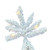 Vickerman A893681LED - 9 ft Flocked White Spruce Prelit Warm White LED Christmas Tree