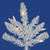 Vickerman A893695 14' x 90" Flocked White Spruce 7291Tips