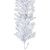 Vickerman A893914LED - 9 ft White Flocked White Spruce Christmas Garland - Warm White LED