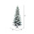 Vickerman A895065 - 6.5 ft Flocked Utica Fir Unlit Christmas Tree