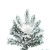 Vickerman A895065 6.5' x 39" Flk Slim Utica Fir Tree 744T