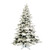 Vickerman A895175 - 7.5 ft Flocked Utica Fir Unlit Christmas Tree