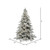 Vickerman A895181LED - 9 ft Flocked Utica Fir Prelit Warm White LED Christmas Tree