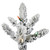 Vickerman A895181LED - 9 ft Flocked Utica Fir Prelit Warm White LED Christmas Tree