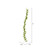 Vickerman FK181572 6ft Green Boxwood Modern Garland