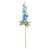 Vickerman EF222612 - 33 in. Blue Larkspur Artificial Spray - 3 Pack