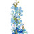 Vickerman EF222612 - 33 in. Blue Larkspur Artificial Spray - 3 Pack
