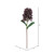 Vickerman EF225238 - 34 in. Plum Cone Hydrangea Artificial Spray - 2 Pack