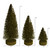 Vickerman LS190390 Green Oval Table Top Christmas Tree Set of 3 