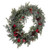 Vickerman EH214125 - 25" Green Cypress Cone Berry Wreath