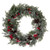 Vickerman EH214125 - 25" Green Cypress Cone Berry Wreath
