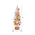 Vickerman LS204212 1ft Gold-Silver Ornament Table Top Christmas Tree