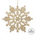 Vickerman M101411 4" Champagne Glitter Snowflake 24/Pvc Bx 