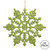 Vickerman M101413 4" Lime Glitter Snowflake 24/Pvc Box