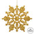 Vickerman M101430 - 4 inch Red & White Glitter Snowflake Christmas Ornament - 24 Pack
