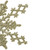 Vickerman M101538 - 6.25 inch Champagne Glitter Snowflake Christmas Ornament - 12 Pack