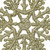 Vickerman M101538 - 6.25 inch Champagne Glitter Snowflake Christmas Ornament - 12 Pack