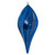 Vickerman M132502 - 8 inch Blue Glitter Teardrop Christmas Ornament