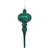 Vickerman N174562D - 8 inch Sea Blue Shiny Finial Christmas Ornament - 3 Pack