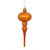 Vickerman N174588D - 8 inch Copper Shiny Finial Christmas Ornament - 3 Pack